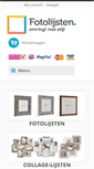 Mobile Screenshot of fotolijsten.nl