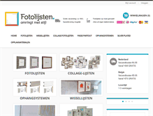 Tablet Screenshot of fotolijsten.nl